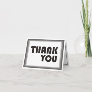 Thank You Card (Bauhaus Font)