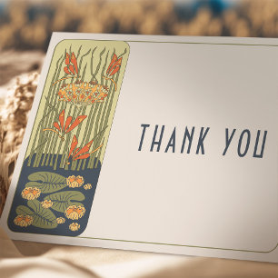Thank You Card Belle Epoque Dragonfly Wedding