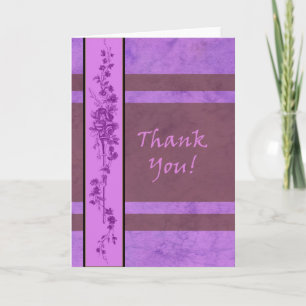 Thank You Card Blank by Molly Harrison