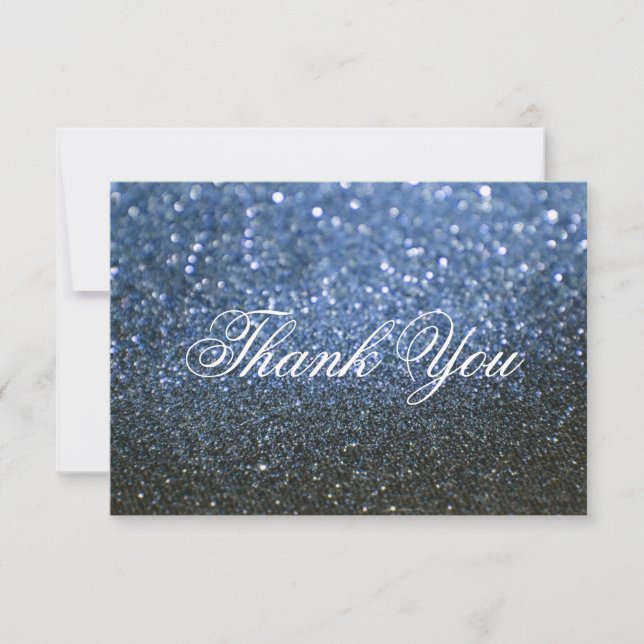 Thank You Card - Blue Lit Nite Fab (Front)