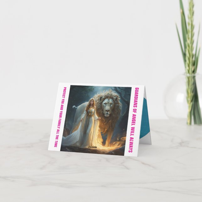 Thank You Card – Customized with God's Protection (Back)