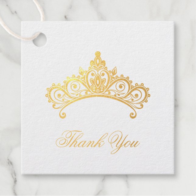 Thank You Card Favour Tags (Front)