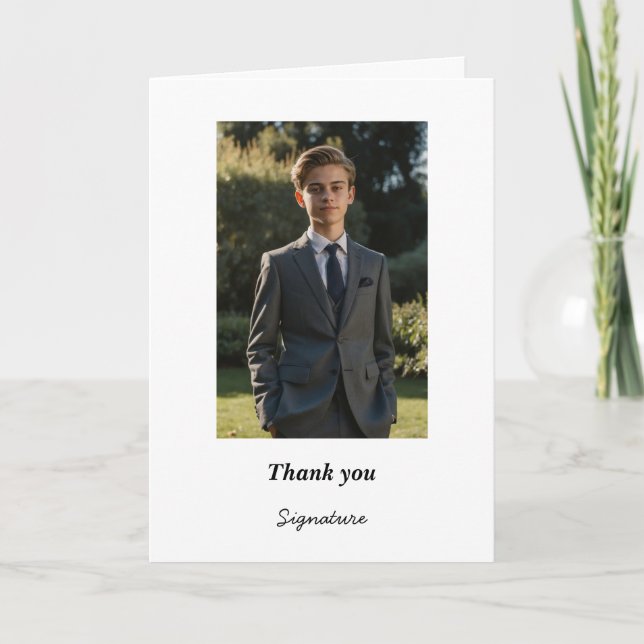 Thank you card - Folded (Front)