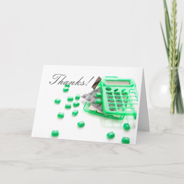 Thank You Card for Amazing Accountants... (Front)
