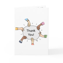 Thank you card for Doctors & Nurses in hospital