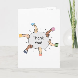 Thank you card for Doctors & Nurses in hospital