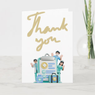 Thank you card for for Hospital Nurses.