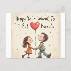 Thank you card for parents