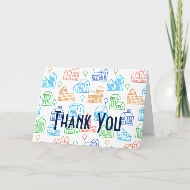 Thank You Card for Realtor or Mortgage officer (Front)
