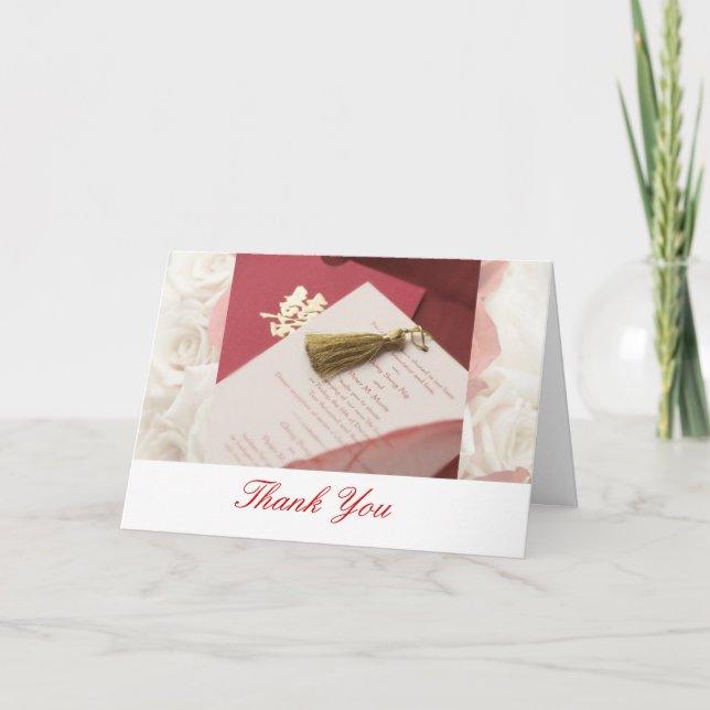 Thank You Card for Wedding (Front)