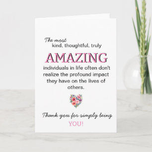  Thank You Card, Friend Thank You Card, gift card
