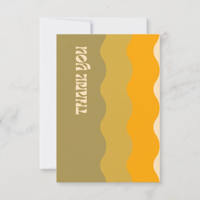 Thank You Card - Green (Front)