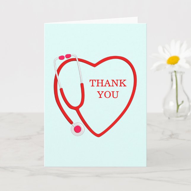 Thank You Card Healthcare Workers (Small Plant)