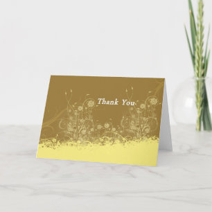 Thank you Card - inside text  can be customized
