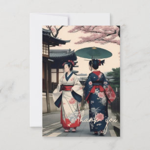 Thank You Card – Kyoto Kimono Spring Walk