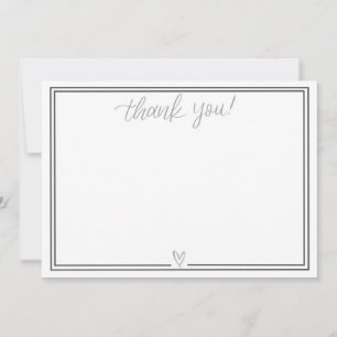 Thank You Card (Light Gray)