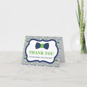 Thank You Card, Little Man, Bow Tie