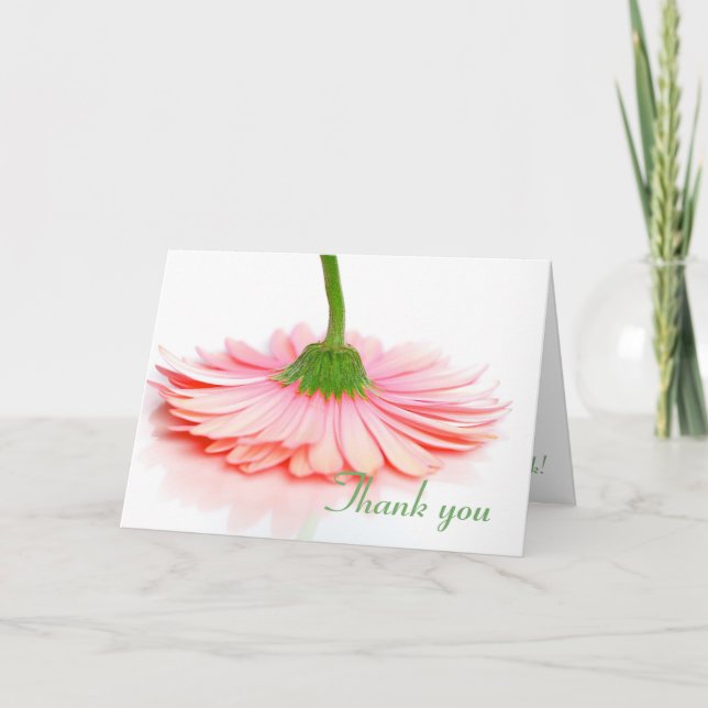 Thank You card made for the Breast Cancer Survivor (Front)