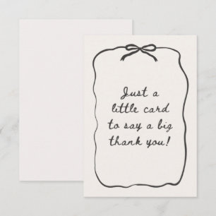 THANK YOU CARD MODERN