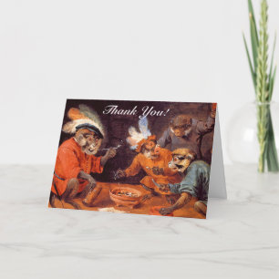 Thank You Card: Monkey Tavern Card