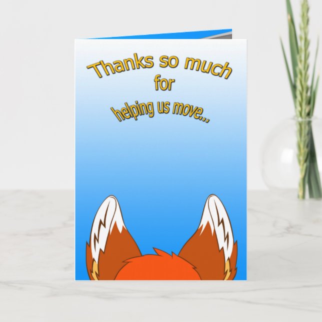 Thank You Card (Moving) (Front)
