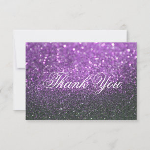 Thank You Card - Purple Lit Nite Fab