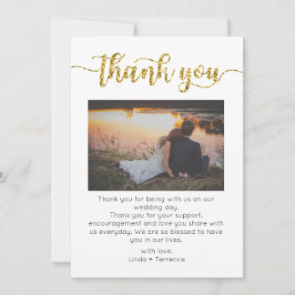Thank You Card, Script Thank You Card, Photo