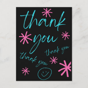 THANK YOU CARD SMILEY FACE