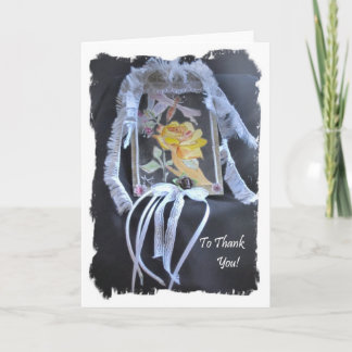 Thank you Card stunning a graceful
