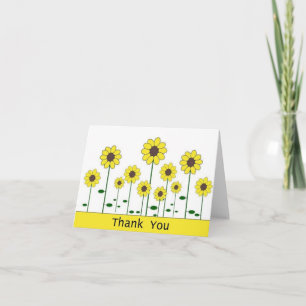 Thank You Card (sunflower)