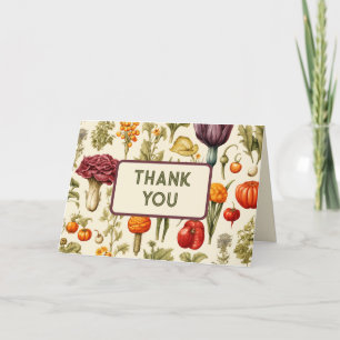Thank You Card - Vegetable Garden Theme