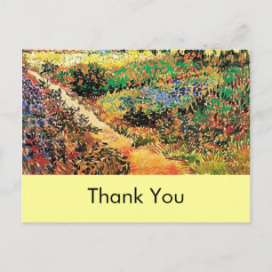 Thank you card. Vincent van Gogh Postcard