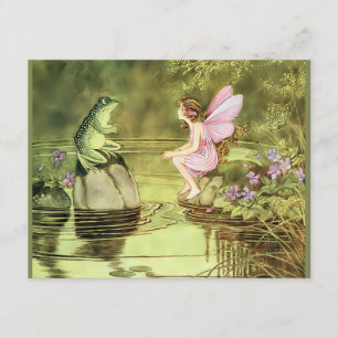 Thank You Card with Fairy and Frog
