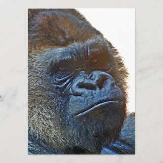 Thank You Card with Gorilla
