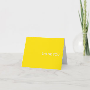 thank you card-"yellow sports car" card