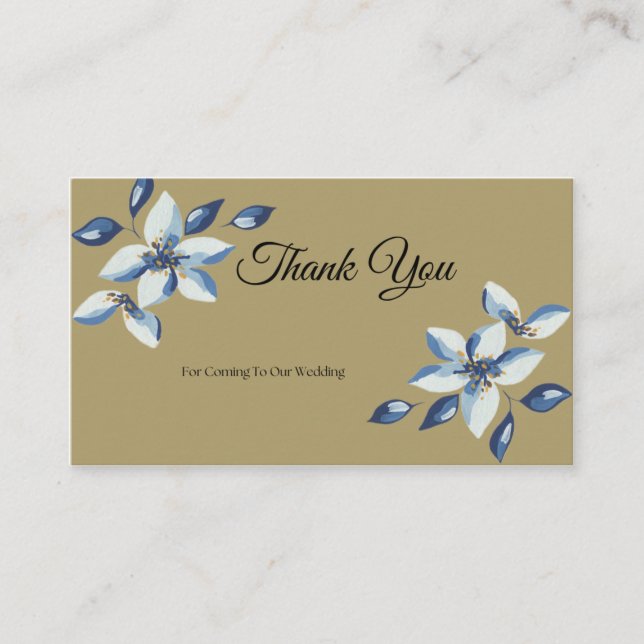 Thank you cards (Front)