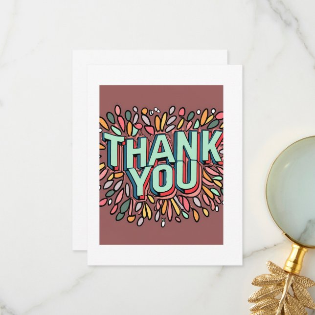 THANK YOU CARDS (Front/Back In Situ)