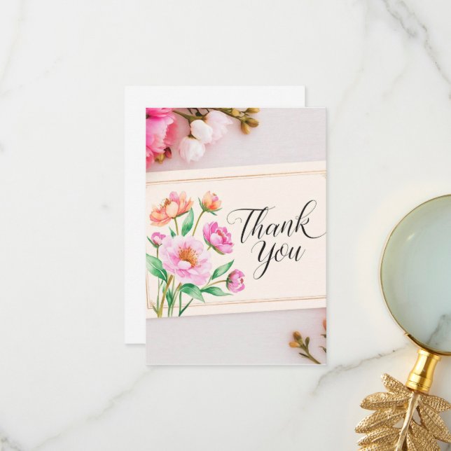 Thank You Cards (Front/Back In Situ)