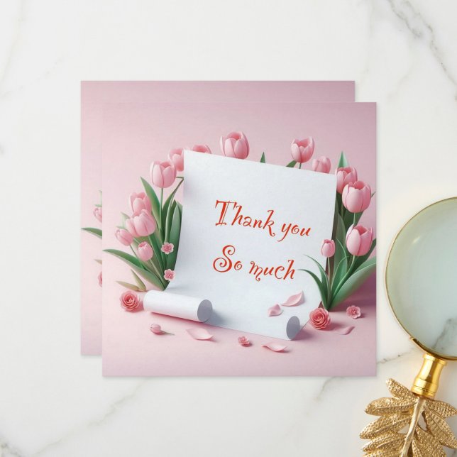 Thank You Cards (Front/Back In Situ)