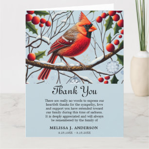 thank you cards after funeral - Cardinal Funeral 