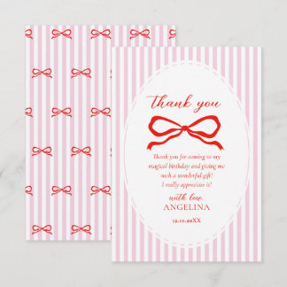 Thank You Cards Baby's first birthday. 