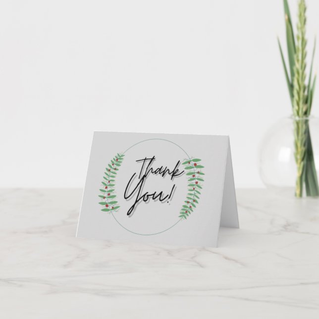 Thank You Cards, Blank Inside (Front)