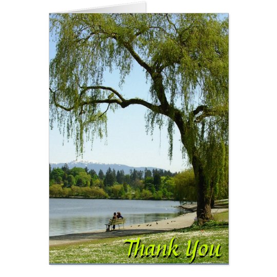 Thank You Cards Canadian Landscape Custom Cards