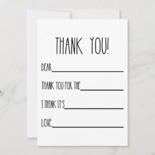 Thank You Cards for kids