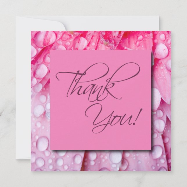 Thank You Cards.  Gratitude. Card (Front)