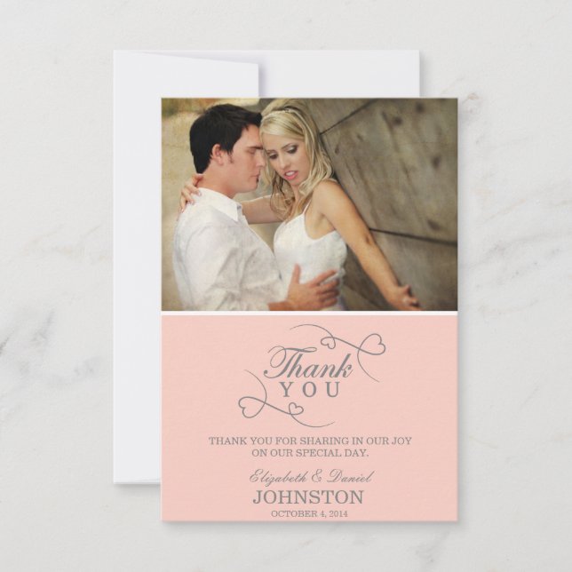 Thank You Cards | Wedding (Front)