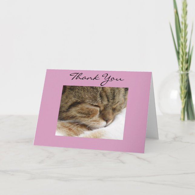 Thank You Cat Card (Front)