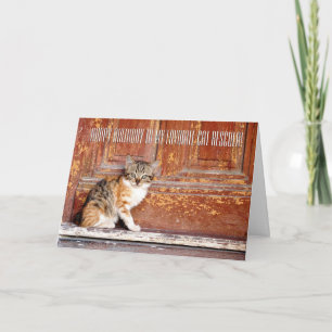 Thank You Cat Rescuer Greeting Card
