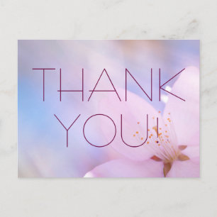 Thank you cherry customizable postcard