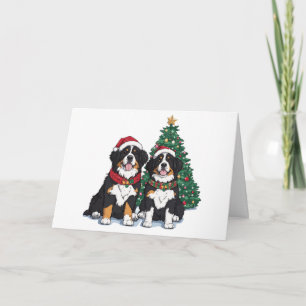 Thank You Christmas Bernese Mountain Dogs